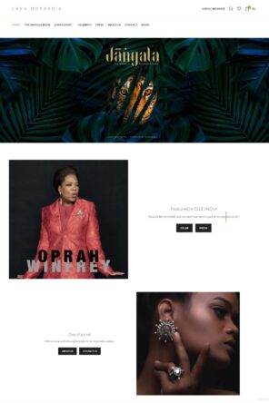 LARAM NGO website developed by Web at Click showcasing legal aid services, human rights advocacy, and community empowerment programs.