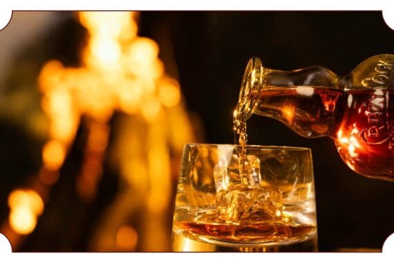 Premium Indian single malt whisky in a glass