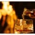 Premium Indian single malt whisky in a glass