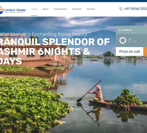 Lovely Tours travel agency offering customized domestic and international holiday packages from Bengaluru