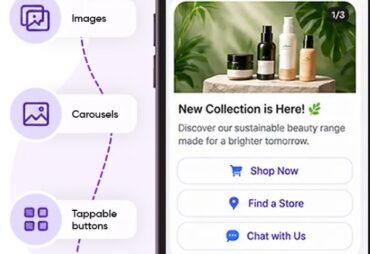 RCS Business Messaging by Celitix - verified sender rich cards carousels for Indian brands on Google Messages Android surface